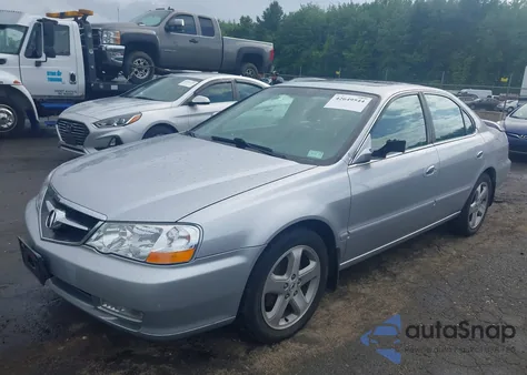 2002 Acura Tl 3.2 Type S из США, поврежденный, VIN 19UUA56952A007624